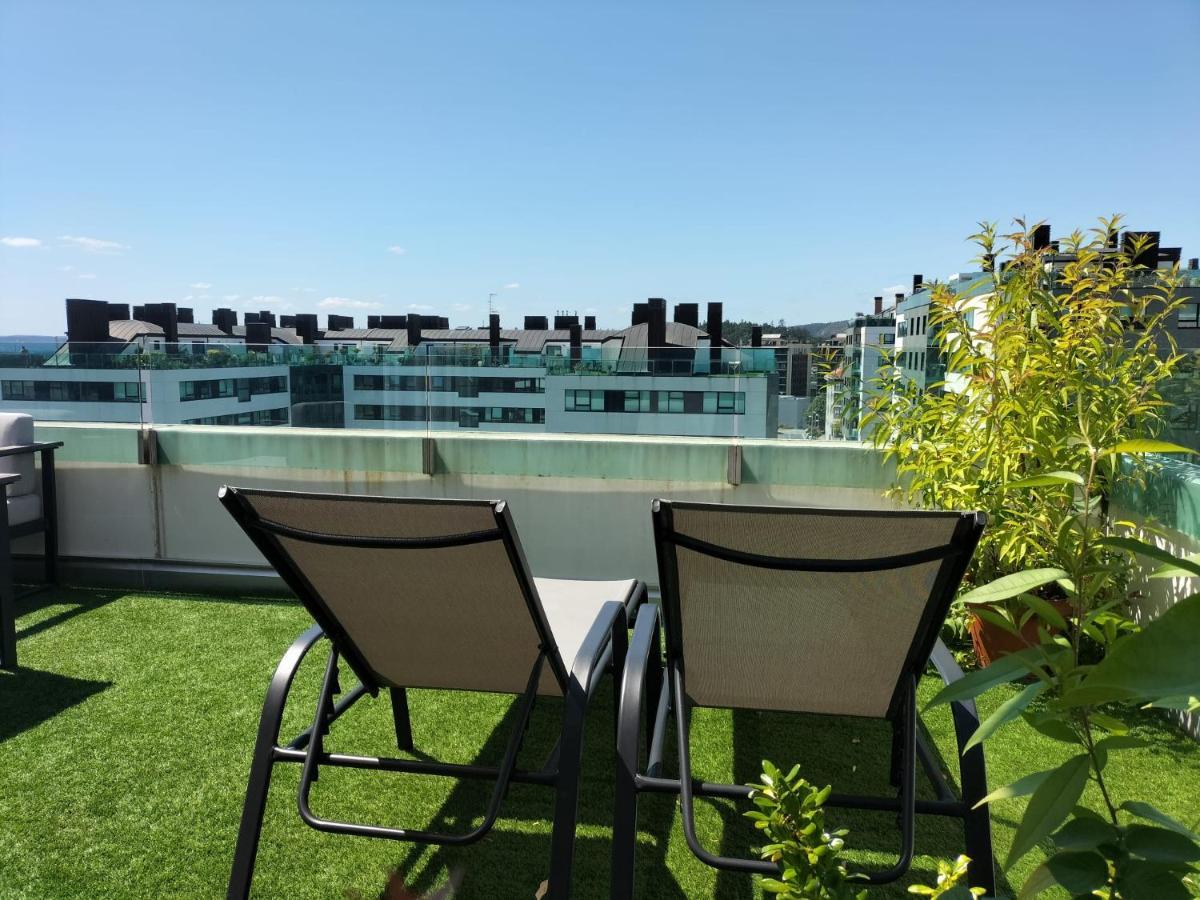 Preciosa Habitacionsuite En Atico Con Terraza II Santiago de Compostela Eksteriør billede
